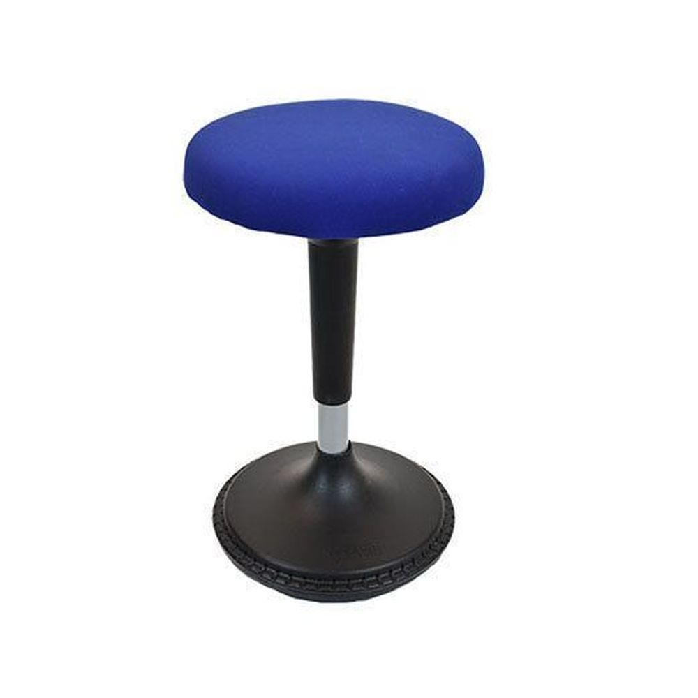 Uncaged Ergonomics Round Blue Wobble Stool