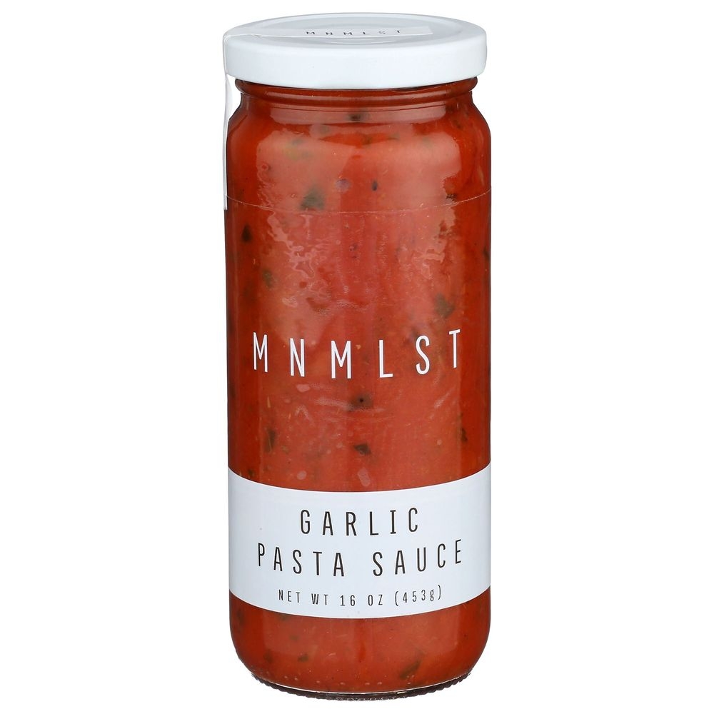 Mnmlst Garlic Pasta Sauce, 16 Ounce -- 6 per case