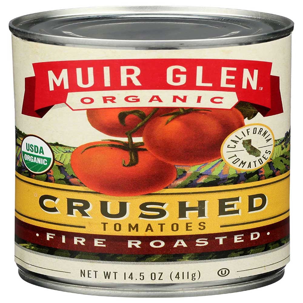 Muir Glen Organic Crushed Fire Roasted Tomatoes, 14.5 Ounce -- 12 per case