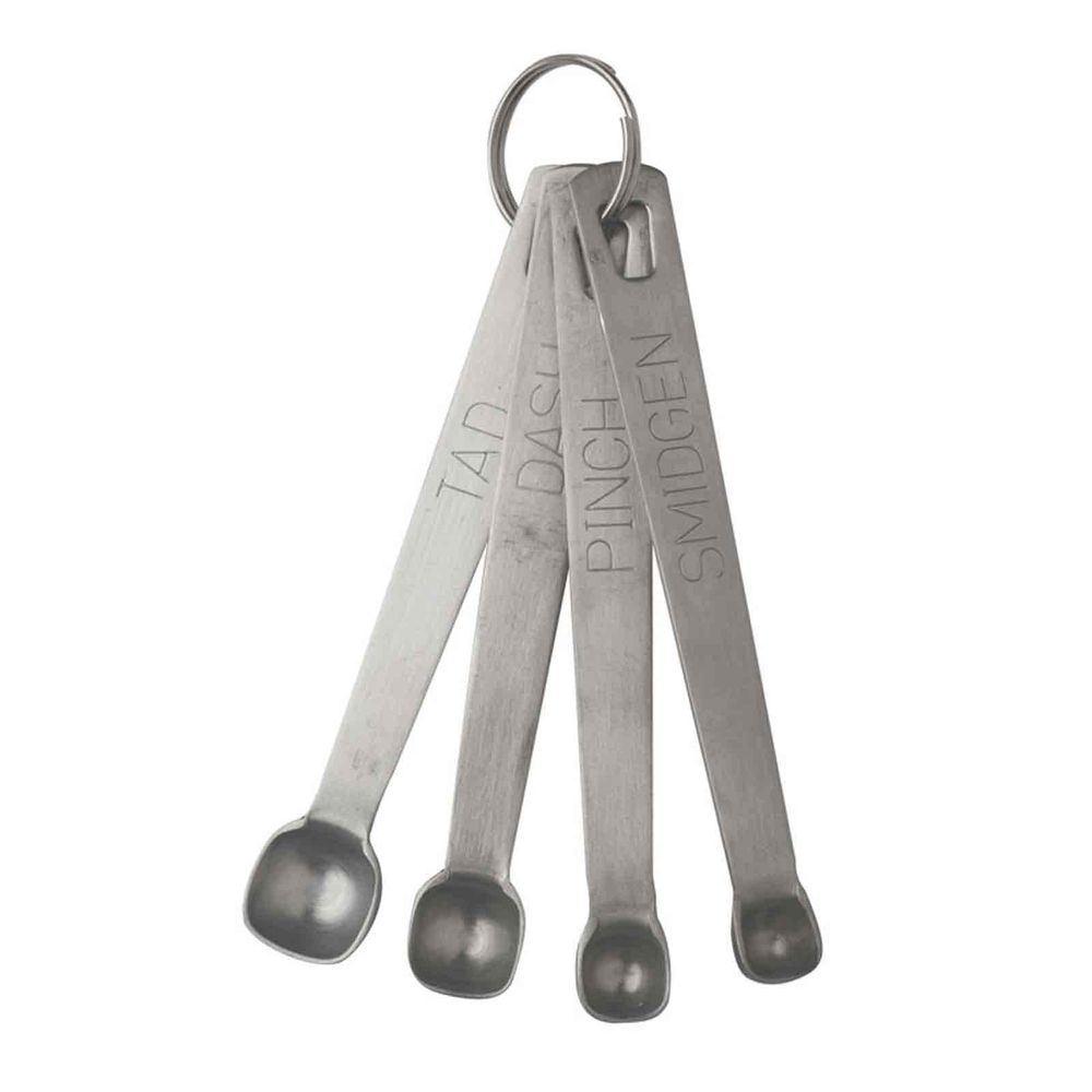 Tablecraft Stainless Steel 4 Piece Spice Spoon Set -- 24 per case