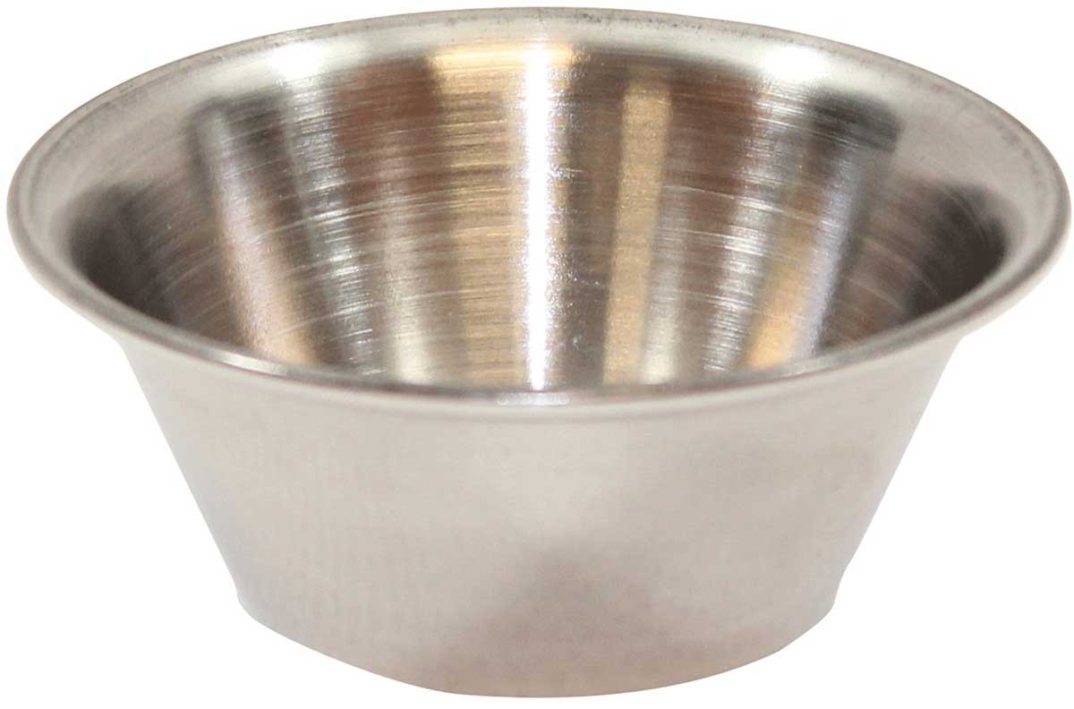 Tablecraft Stainless Steel Round Sauce Cup, 2 Ounce Capacity -- 72 per case
