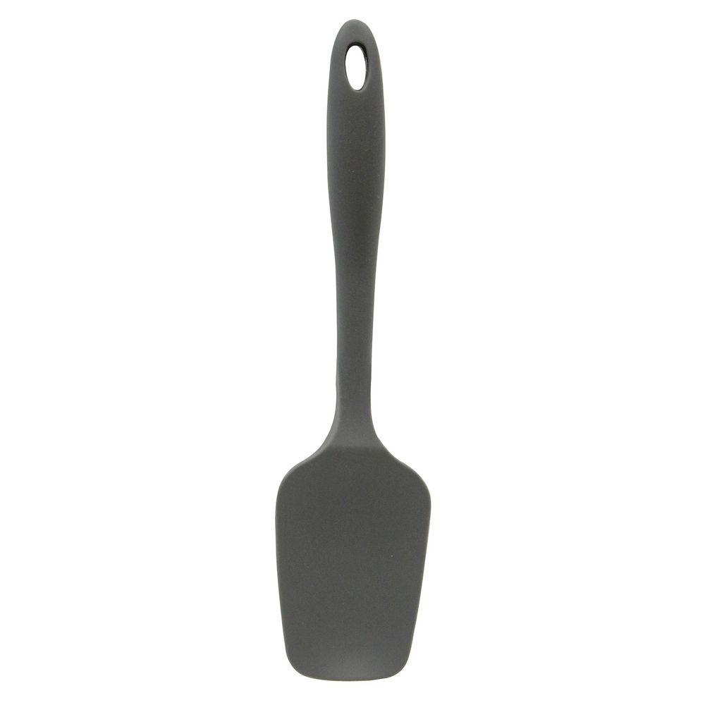 Tablecraft Gray Silicone Spatula Spoon, 2.4375 x 0.625 x 10.25 inch