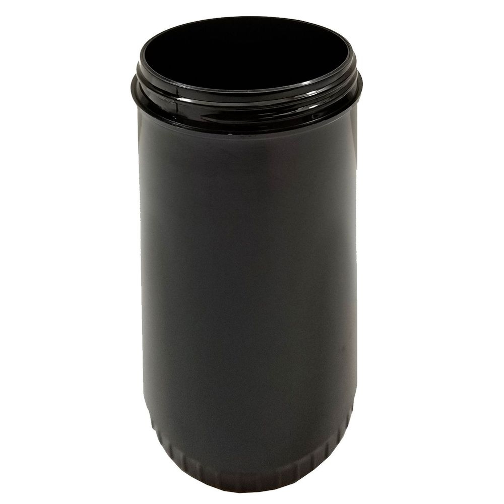 Tablecraft PourMaster Black High Density Polyethylene Replacement Drink Bar Mix Pourer Jar Only, 1 Quart Capacity -- 12 per case