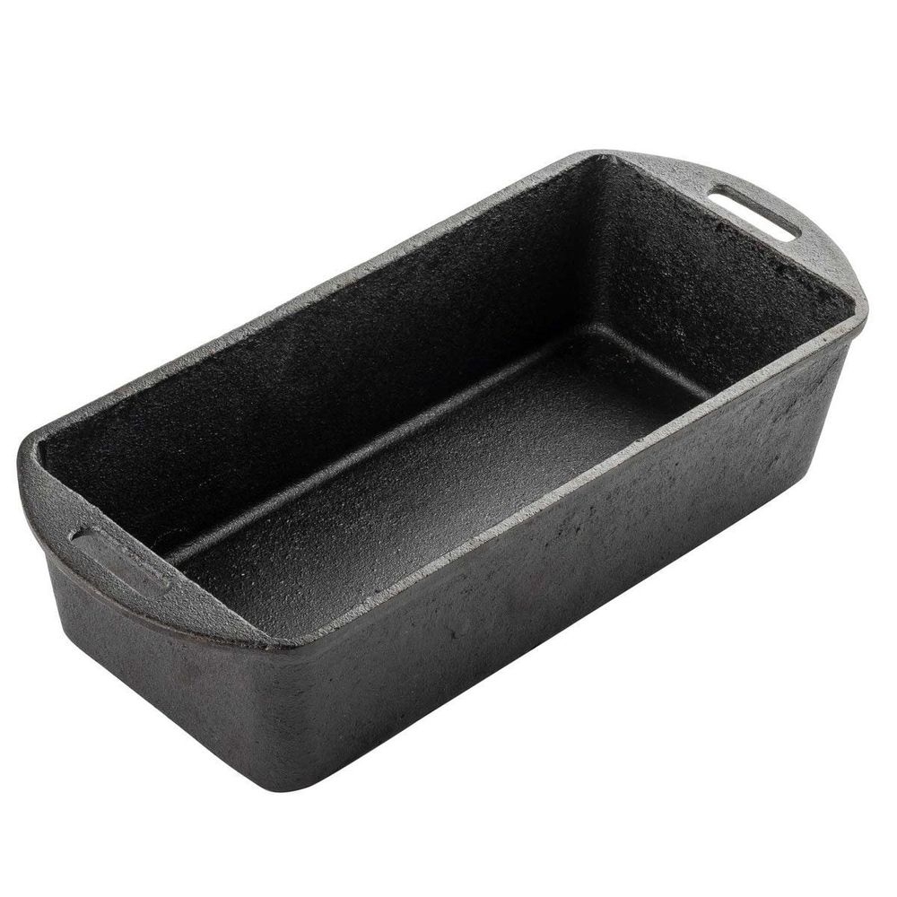 Tablecraft Cast Iron Rectangular Loaf Pan, 64 Ounce Capacity