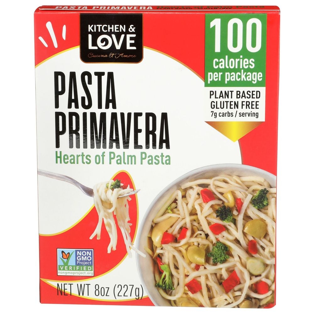 Kitchen and Love Hearts Of Palm Primavera Pasta, 8 Ounce -- 6 per case