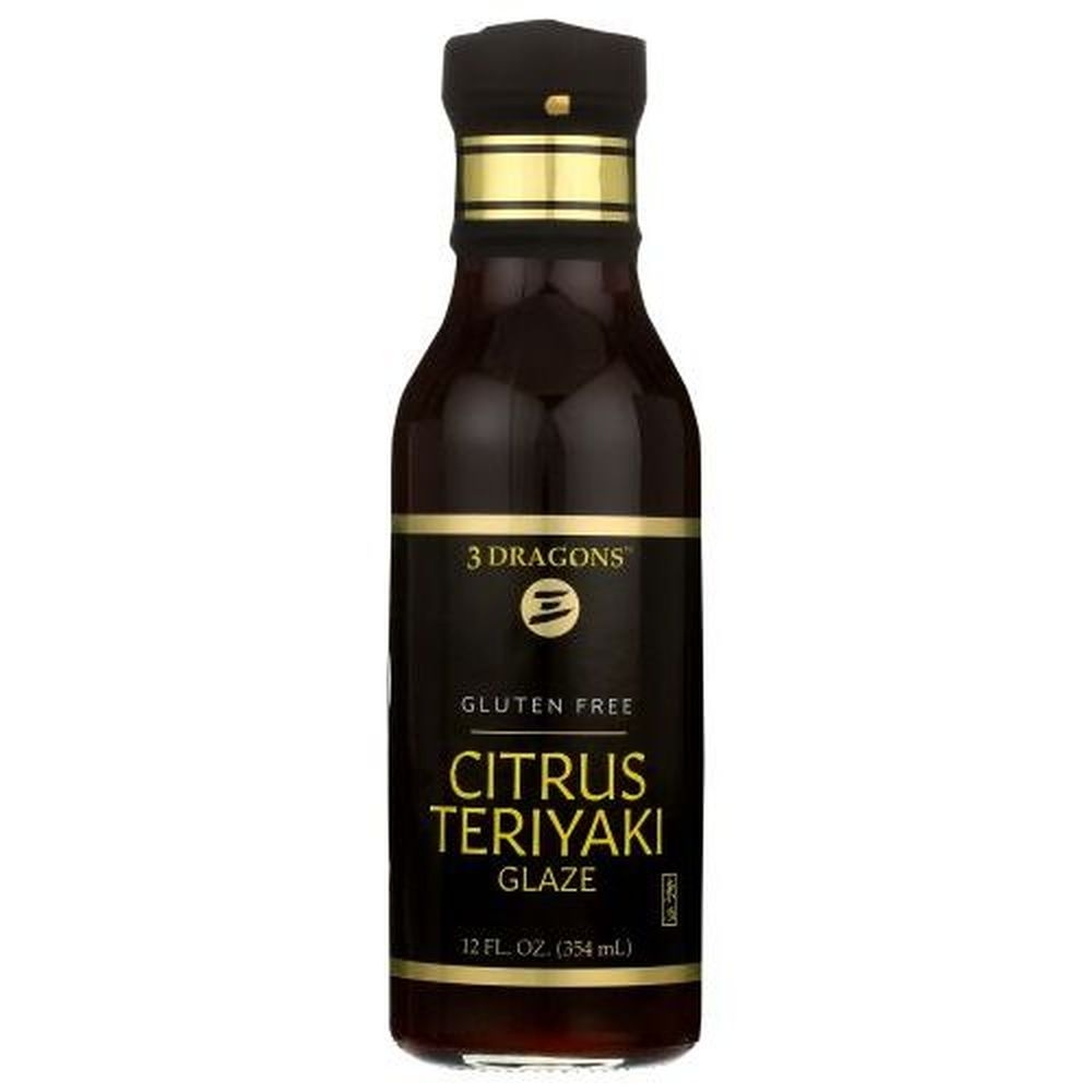 3 Dragons Citrus Teriyaki Glaze, 12 Fluid Ounce -- 6 per case