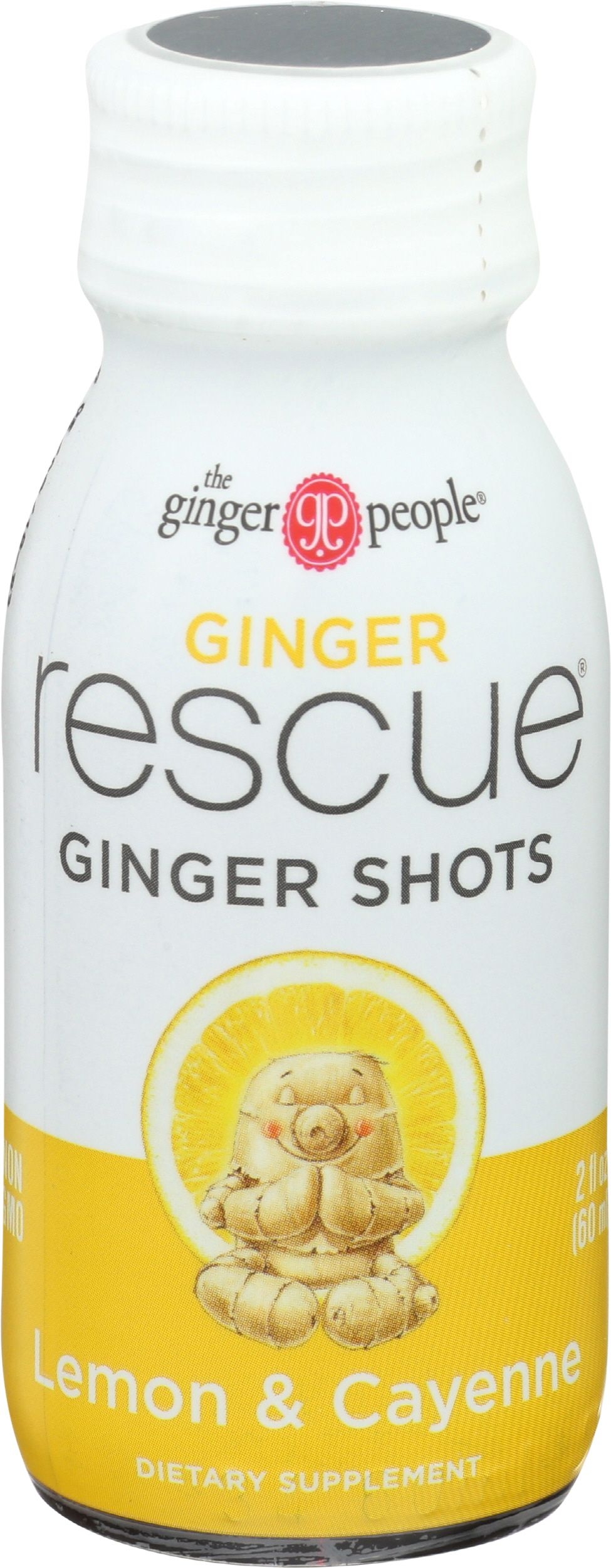 The Ginger People Ginger Rescue Lemon and Cayenne Ginger Shots, 2 Ounce -- 12 per case