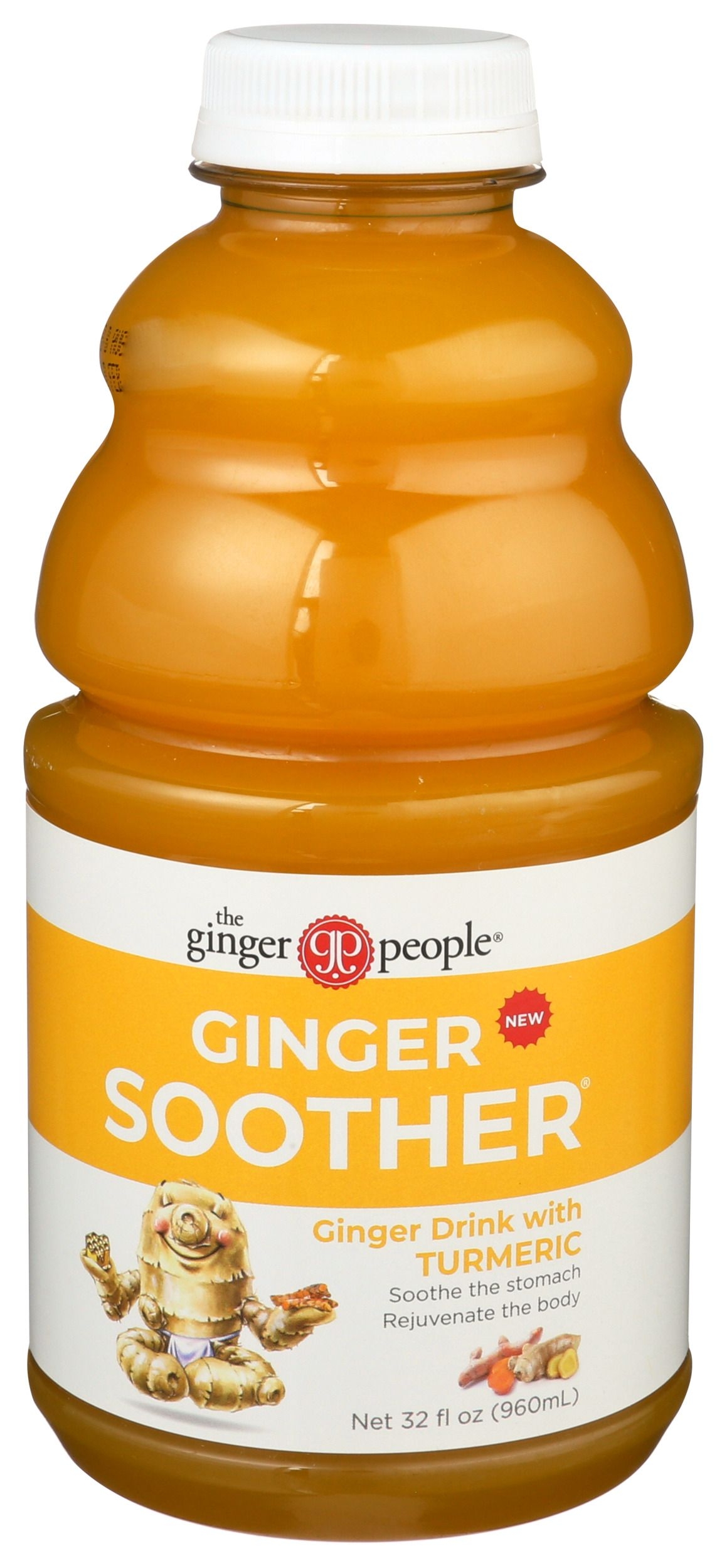 The Ginger People Ginger Soother Ginger Drink with Turmeric, 32 Ounce -- 12 per case