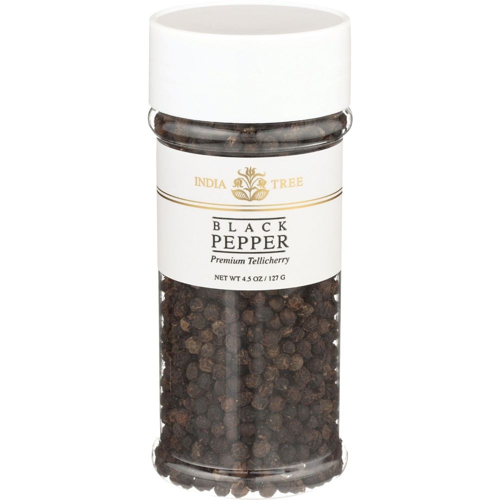 India Tree Tellicherry Peppercorn, 4.5 Ounce -- 6 per case