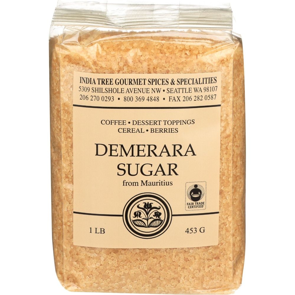 India Tree Demerara Sugar, 16 Ounce -- 6 per case