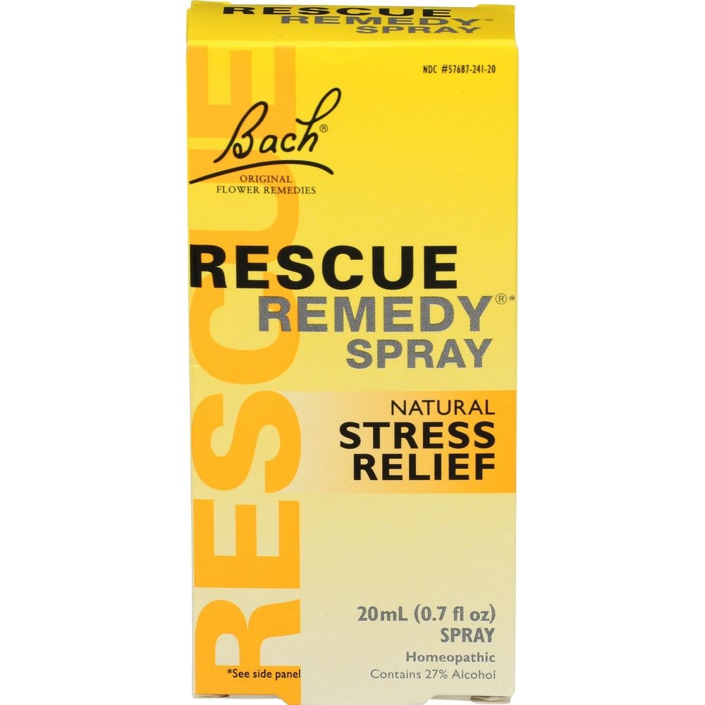 Nelson Bach Rescue Natural Stress Relief Spray, 20 Milliliter -- 6 per case