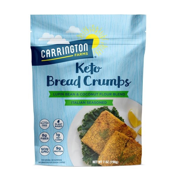 Carrington Farms Italian Seasoned Keto Bread Crumbs, 7 Ounce -- 6 per case