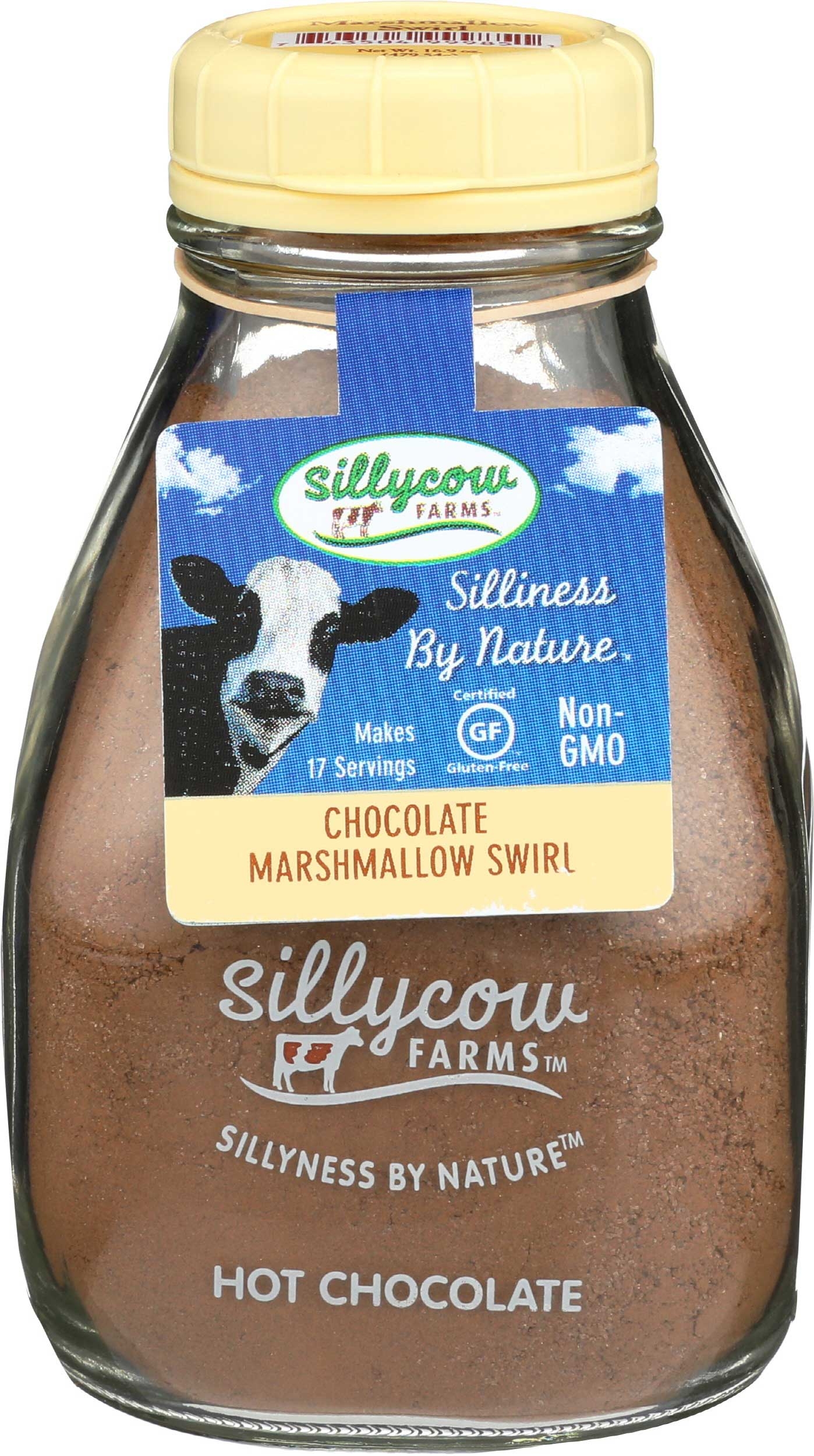 Sillycow Farms Chocolate Marshmallow Swirl Hot Chocolate Mix, 16.9 Ounce -- 6 per case