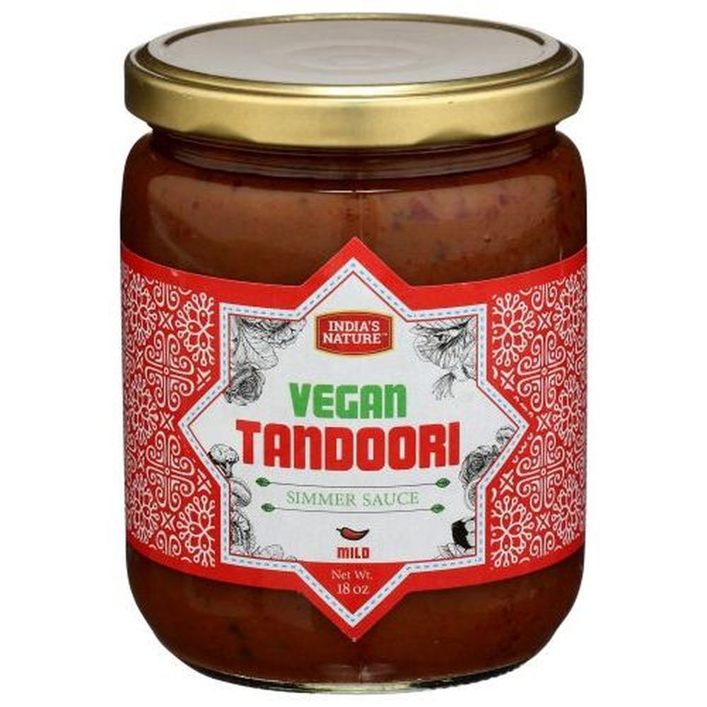 Indias Nature Vegan Tandoori Simmer Sauce, 18 Ounce -- 12 per case