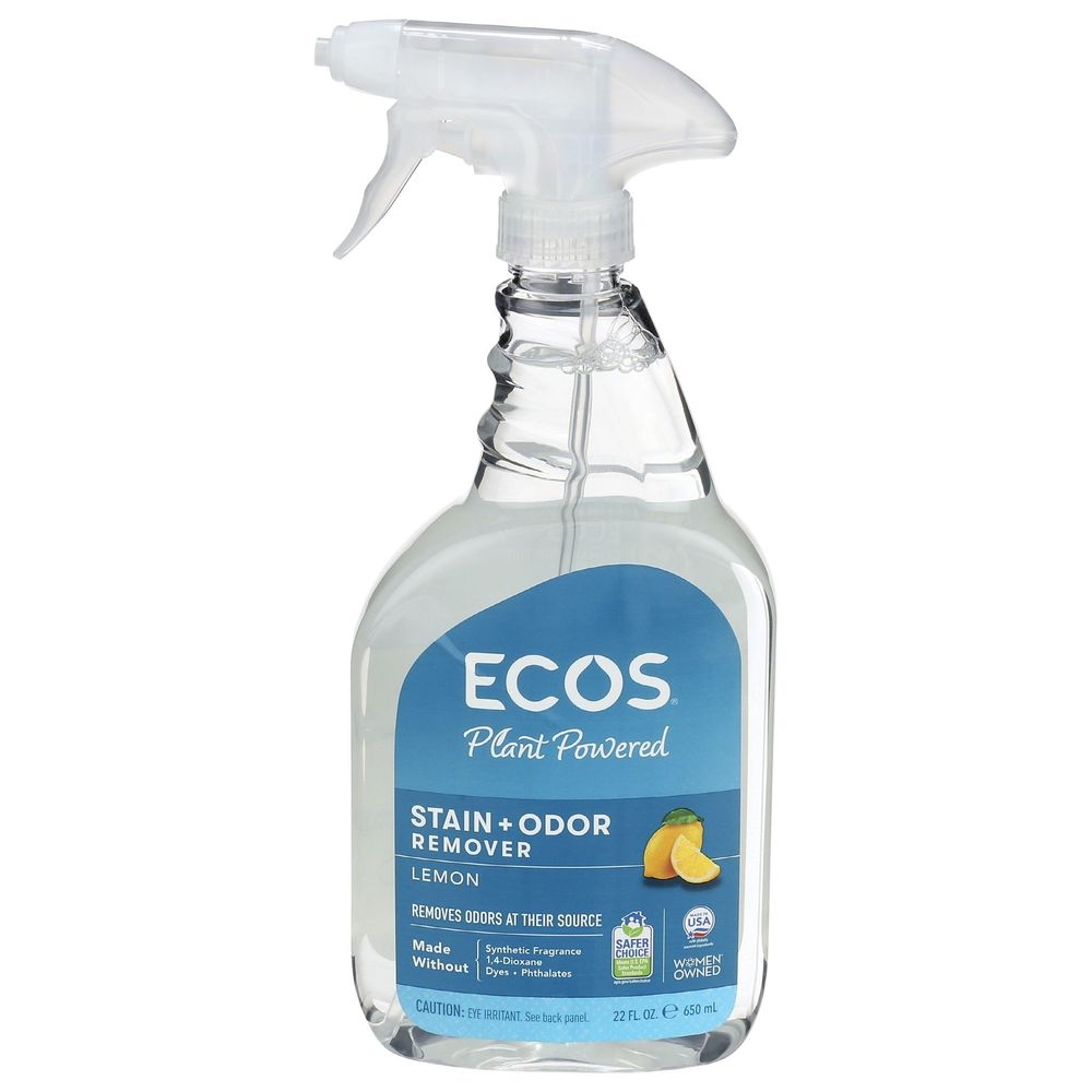 ECOS Lemon Stain Plus Odor Remover, 22 Ounce -- 6 per case