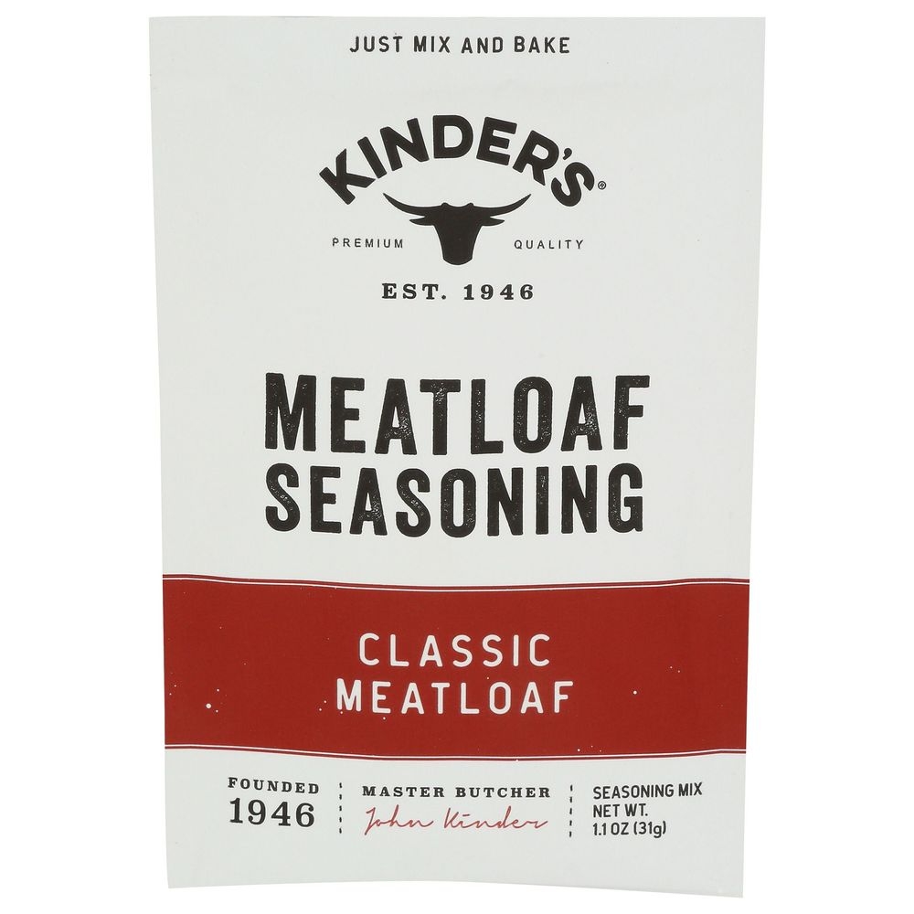 Kinders Classic Meatloaf Seasoning, 1.1 Ounce -- 15 per case