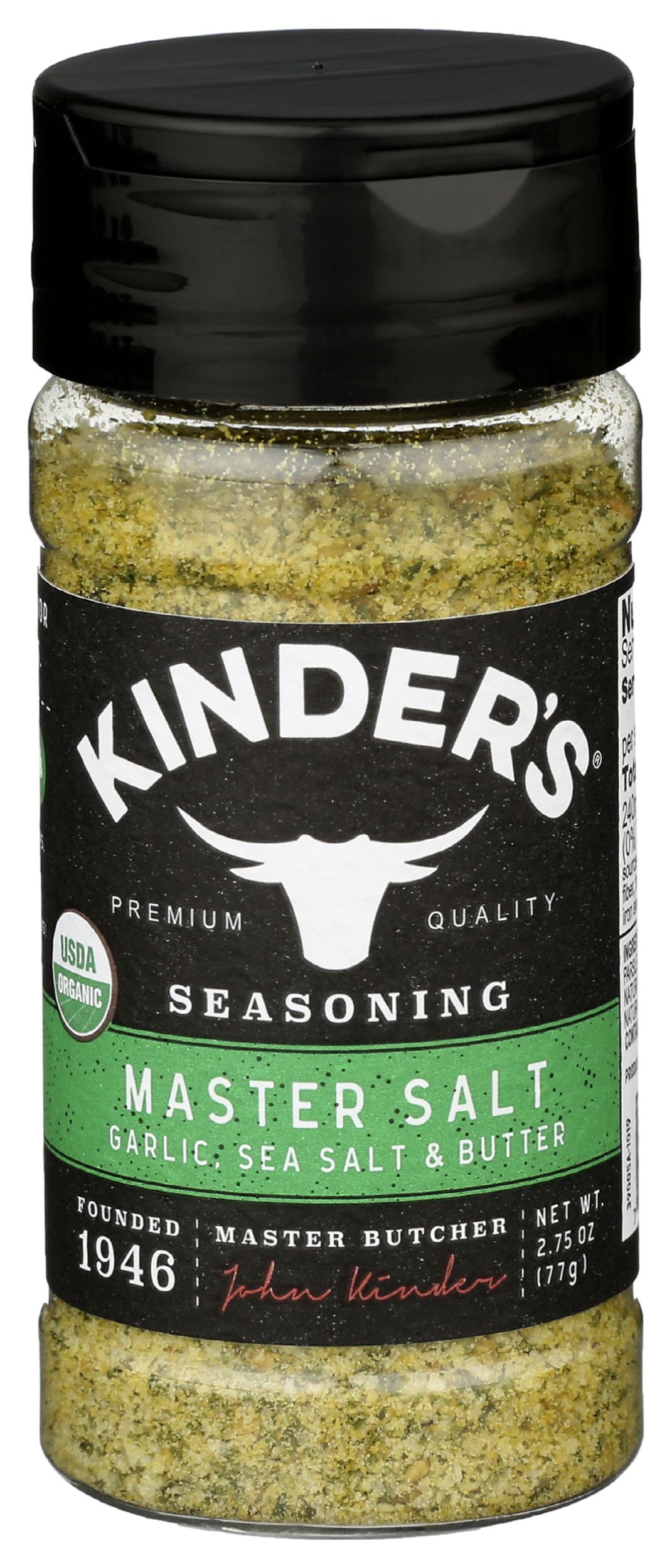 Kinders Organic Master Salt Seasoning, 2.75 Ounce -- 8 per case