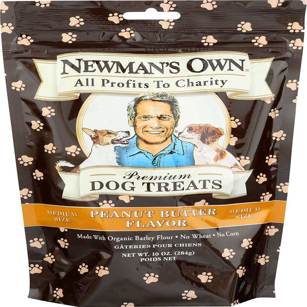 Newmans Own Organic Peanut Butter Flavor Dog Treat, 10 Ounce -- 6 per case