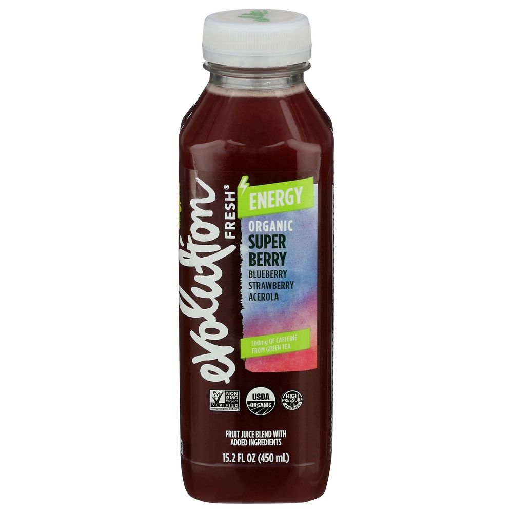 Evolution Fresh Organic Super Berry Energy Fresh Juice, 15.2 Fluid Ounce -- 6 per case