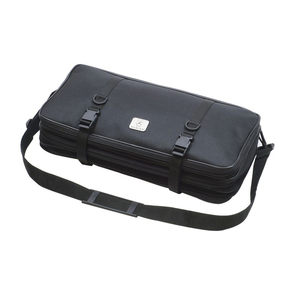 Mercer Culinary Triple-Zip 21-Pocket Knife Case