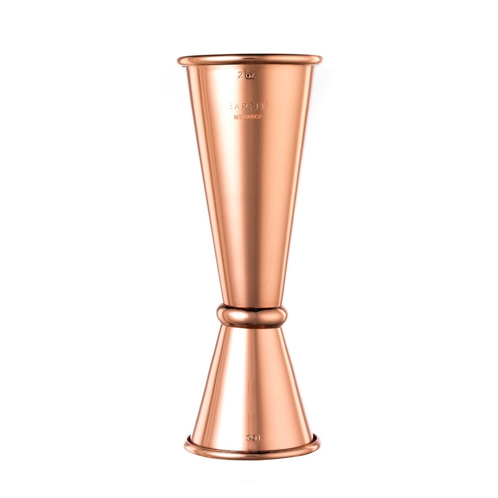 Barfly Copper Plated Japanese Style Jigger, 1 x 2 Ounce