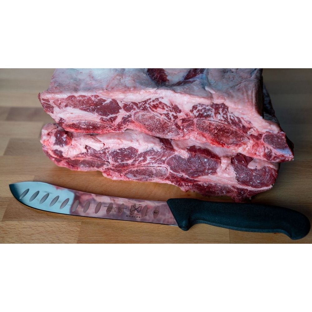 Mercer Culinary BPX Granton Edge American Butcher Knife, 8 inch