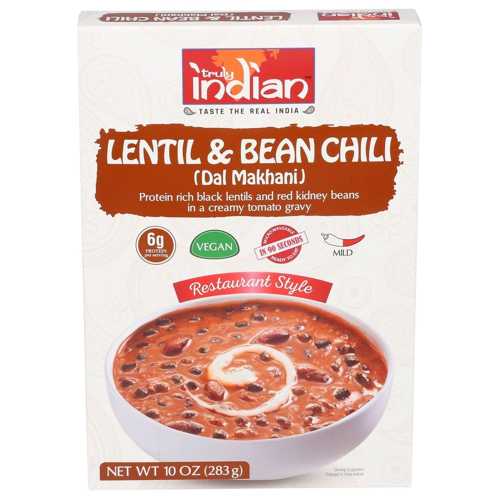 Truly Indian Spiced Lentil and Bean Chili Entree, 10 Ounce -- 6 per case