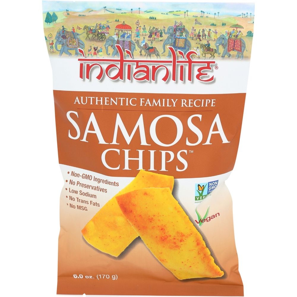 Indian Life Samosa Chips, 6 Ounce -- 12 per case