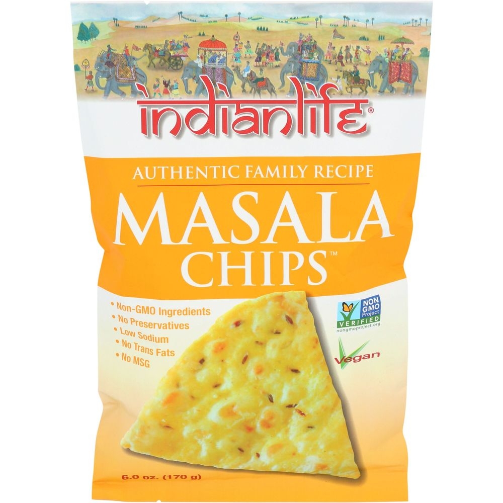 Indian Life Masala Chips, 6 Ounce -- 12 per case
