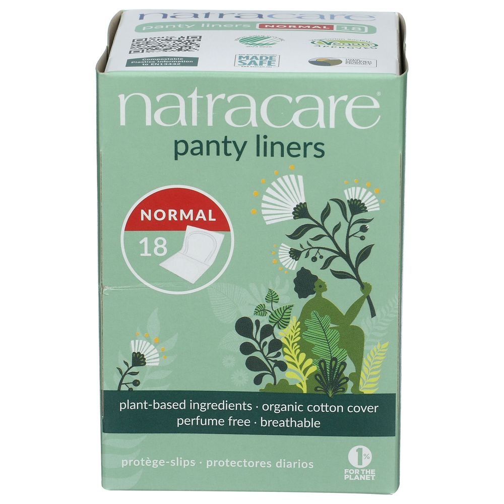 Natracare Normal Wrapped Panty Liner, 18 count -- 5 per case