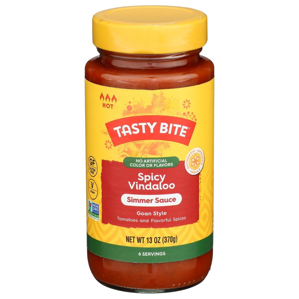 Tasty Bite Spicy Vindaloo Simmer Sauce, 13 Ounce -- 6 per case