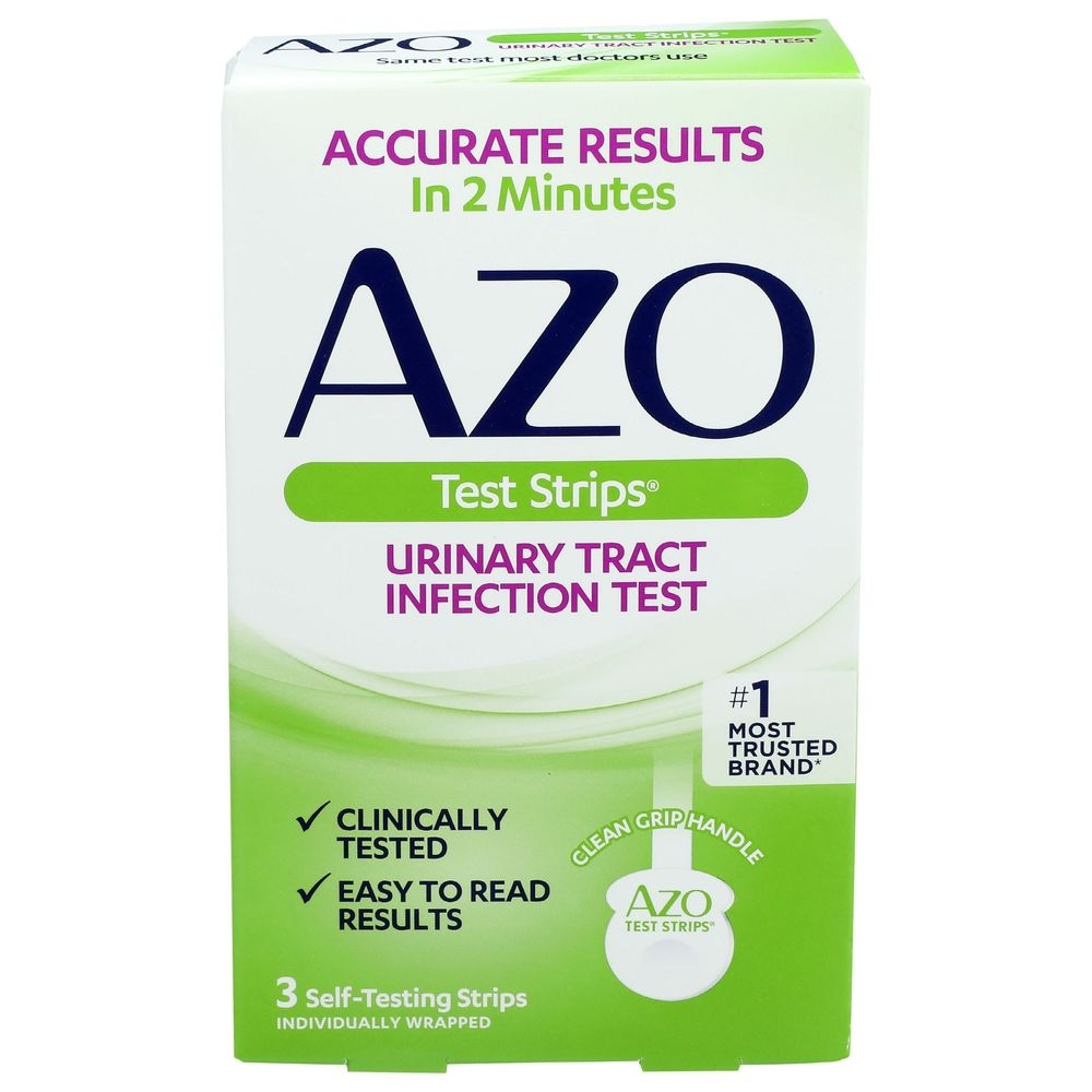 Azo Urinary Tract Infection Test Strips, 3 count