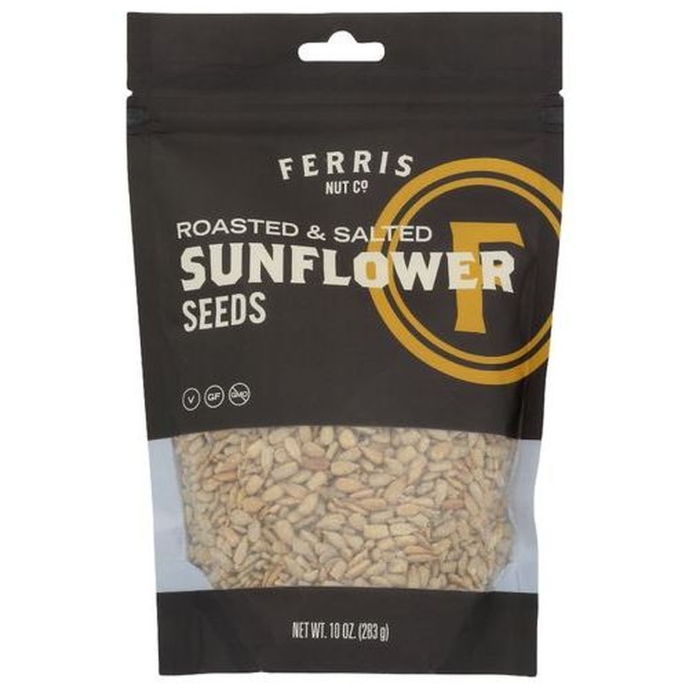 Ferris Coffee and Nut Roasted Salted Sunflower Seeds, 10 Ounce -- 12 per case