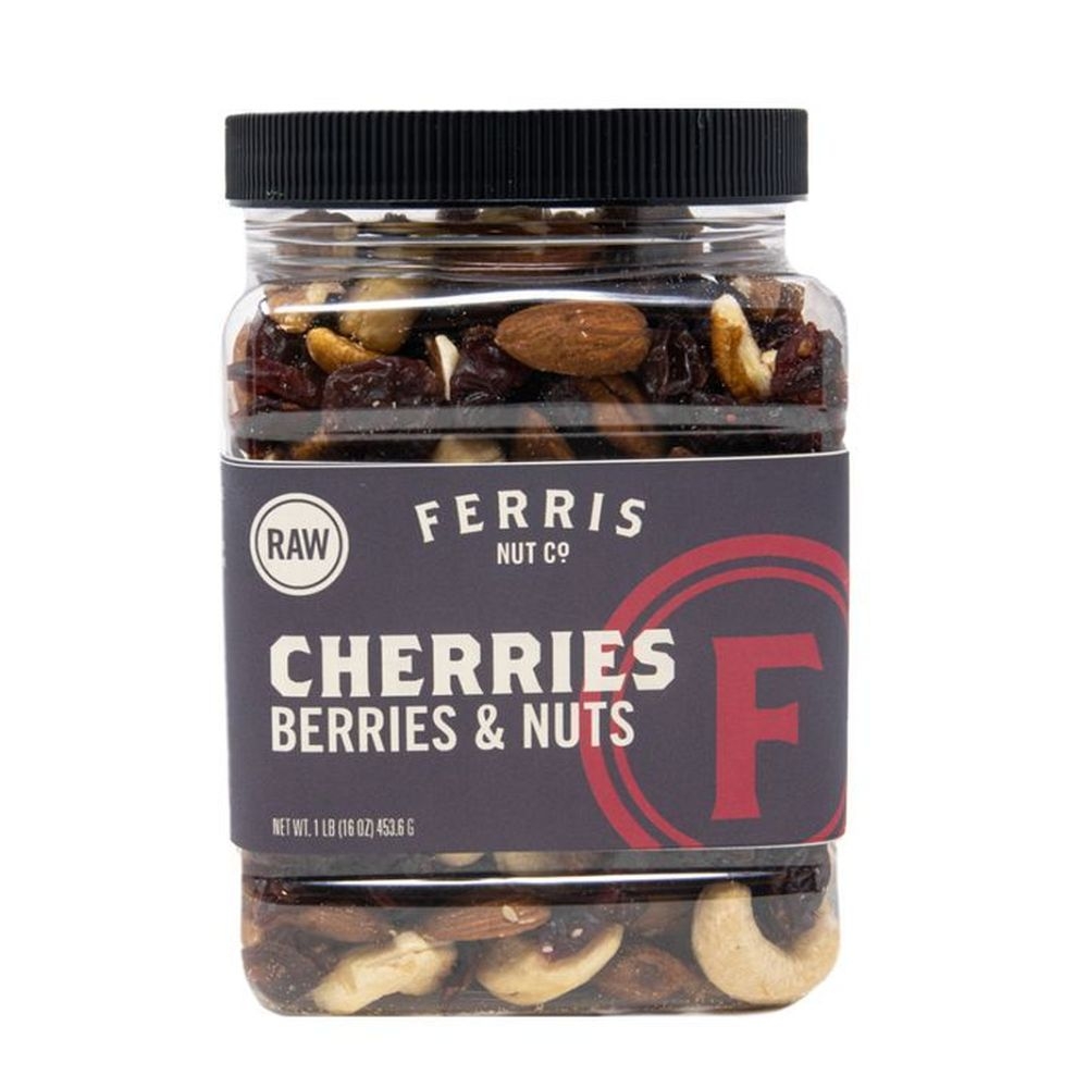 Ferris Coffee and Nut Raw Cherries Berries and Nuts, 16 Ounce -- 12 per case