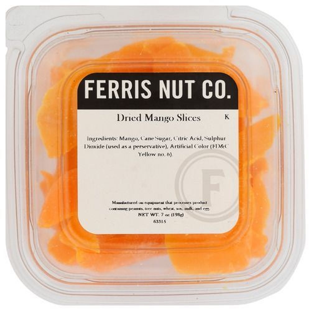Ferris Coffee and Nut Dried Mango Slices, 6 Ounce -- 12 per case