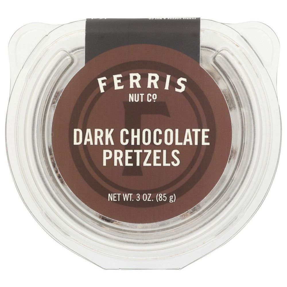 Ferris Coffee and Nut Dark Chocolate Pretzels, 3 Ounce -- 12 per case