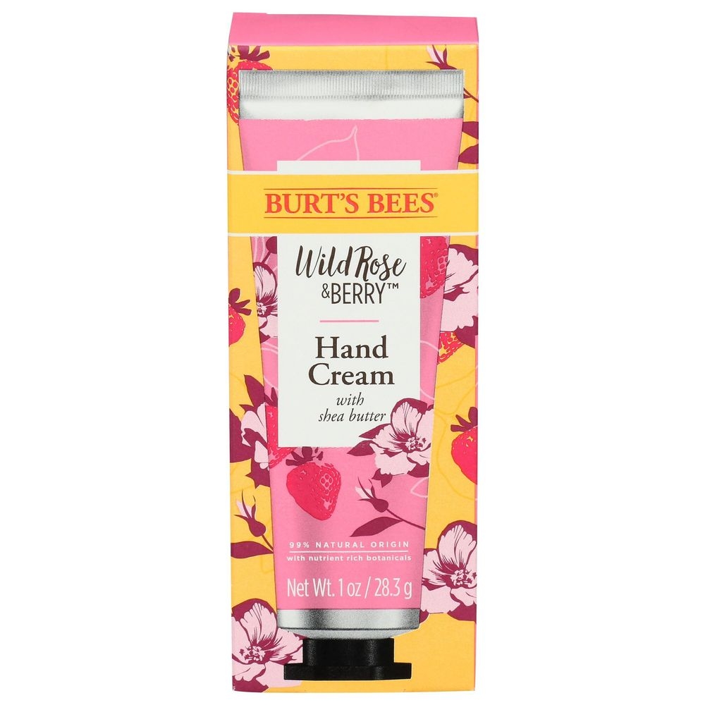 Burts Bees Wild Rose and Berry Hand Cream, 1 Ounce -- 4 per case