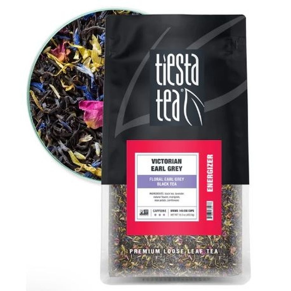 Tiesta Tea Energizer Victorian Floral Earl Gray Black Tea, 1 Pound