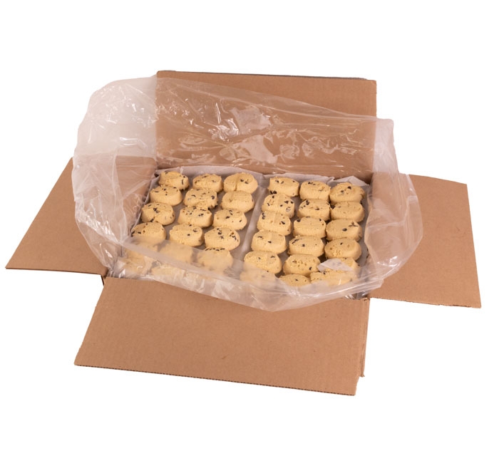 Davids Cookies Chocolate Chip Cookie Dough, 1.33 Ounce -- 252 per case.