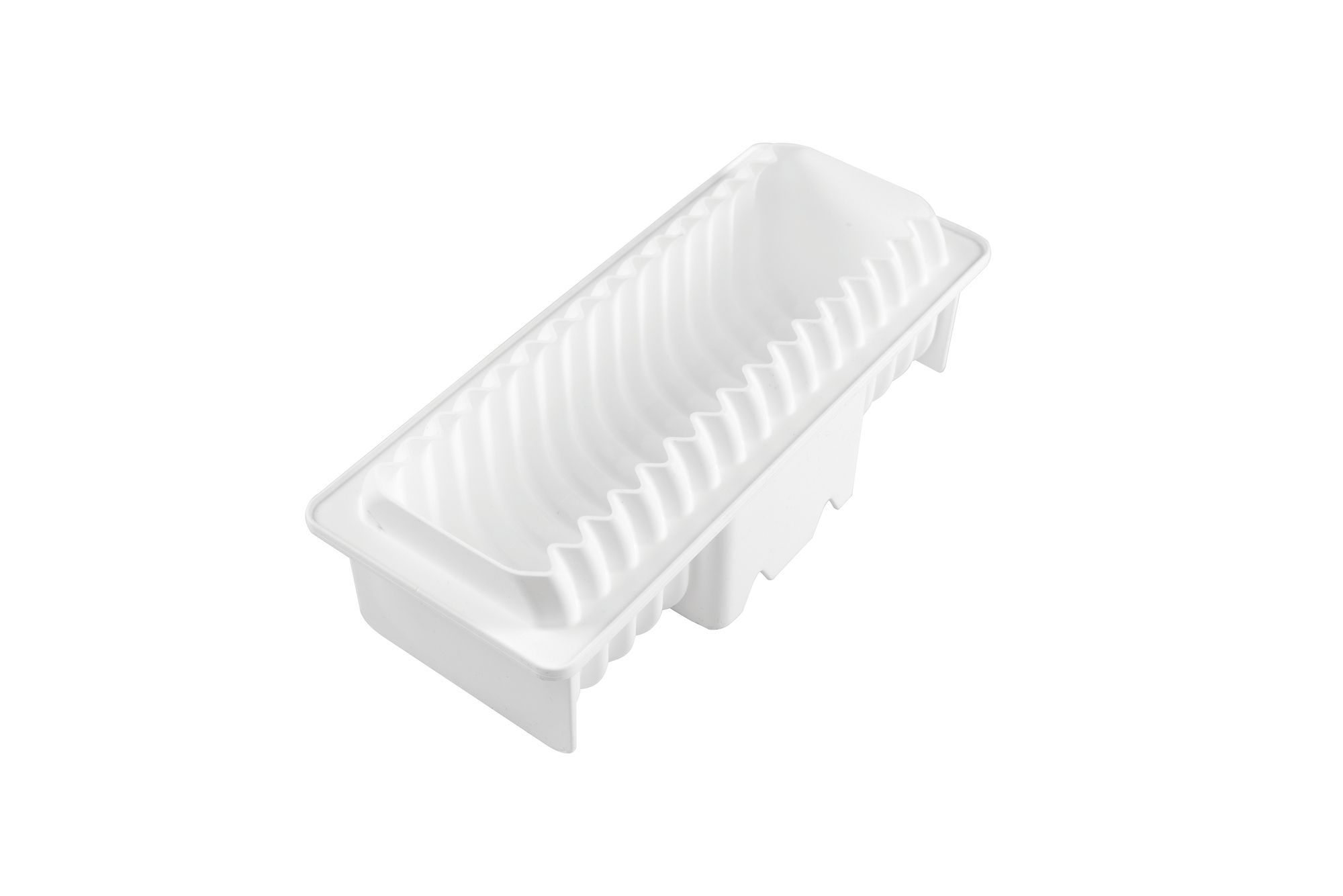Silikomart TortaFlex Silicone Single Cavities Bandoneon Mold, 10 inch Length x 3.75 inch Width x 3.42 inch Height