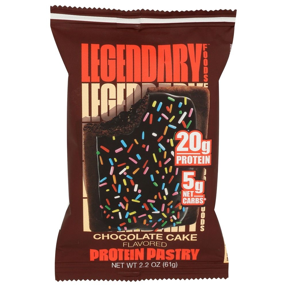 Legendary Foods Chocolate Cake Flavored Protein Pastry, 2.2 Ounce -- 10 per case
