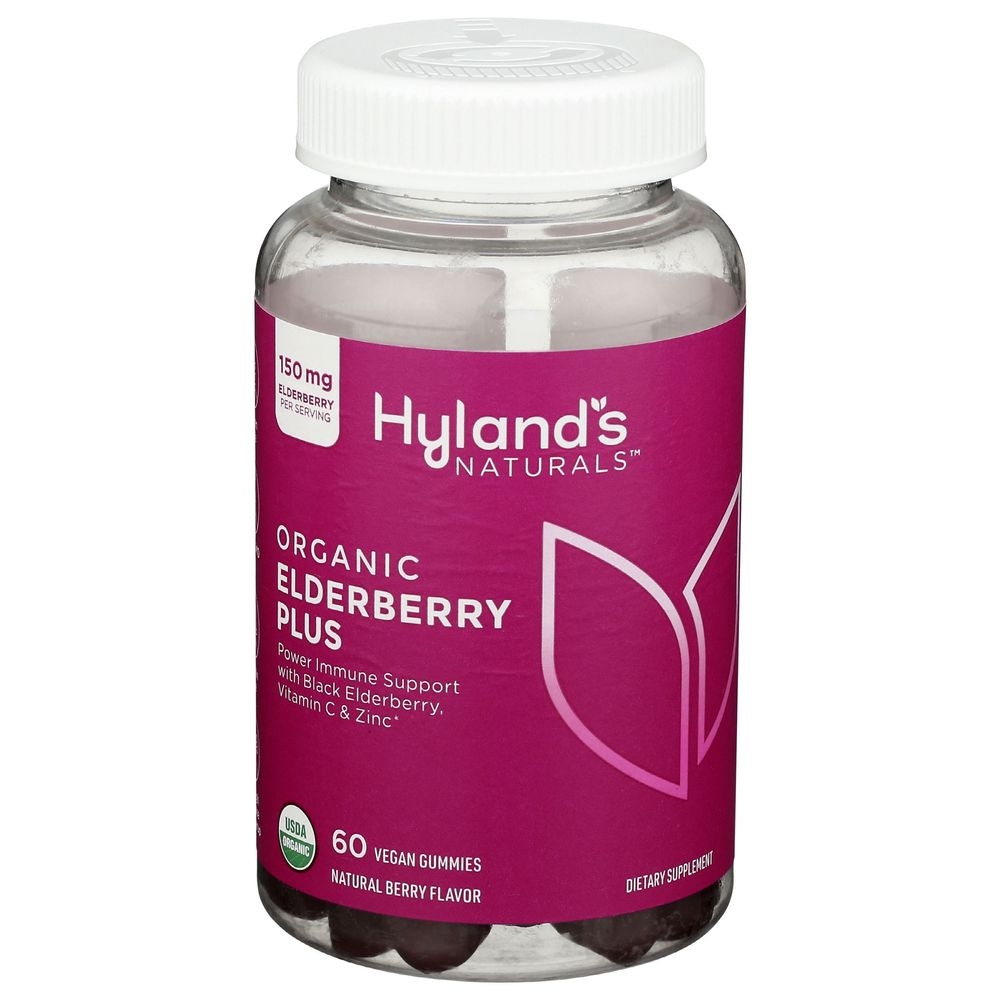 Hylands Naturals Organic Elderberry Plus Gummies, 60 count
