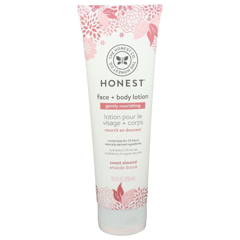 The Honest Gently Nourishing Sweet Almond Face Plus Body Lotion, 8.5 Ounce -- 6 per case