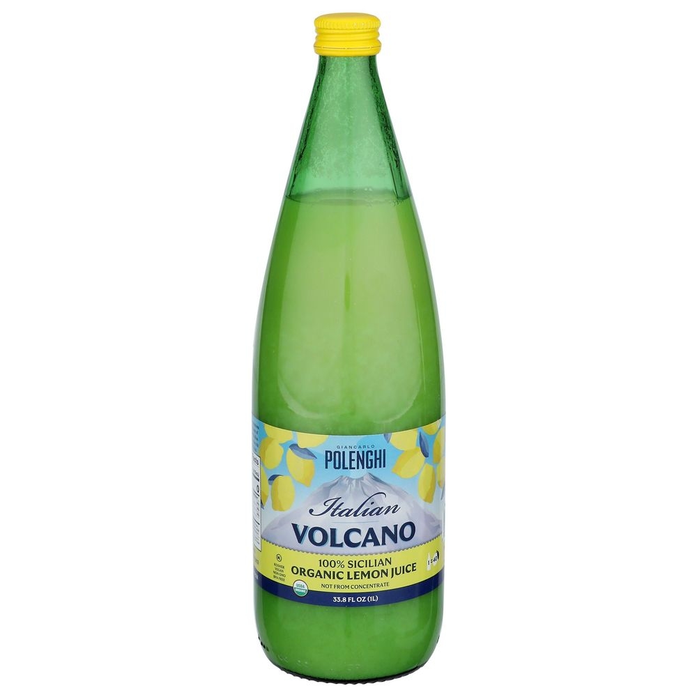 Volcano Organic Lemon Juice, 1 Liter -- 6 per case