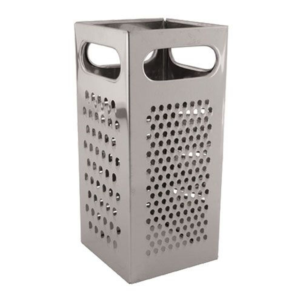 Winco SQG-4 Stainless Steel Square 4-Sided Cheese Grater, 4 x 4 x 9 inch