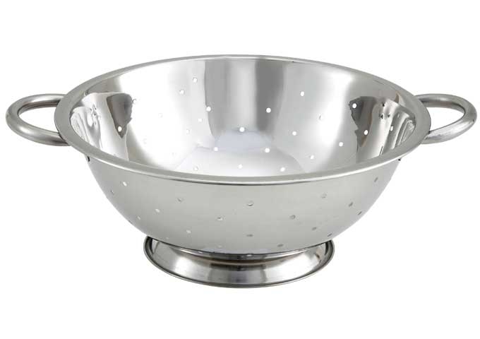 Winco Stainless Steel Colander, 3 Quart.