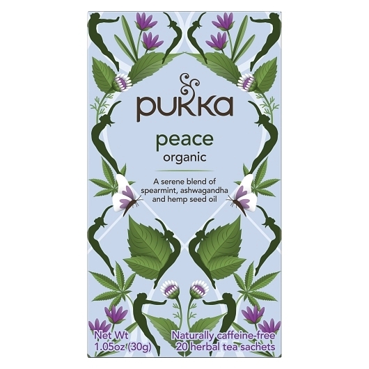 Pukka Tea Bag Herbal Organic Peace, 20 Count -- 4 per case