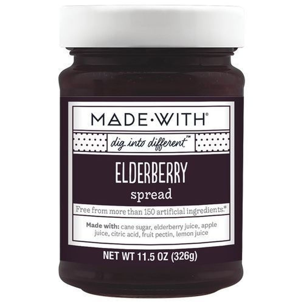 Made With Elderberry Spread, 11.5 Ounce -- 6 per case