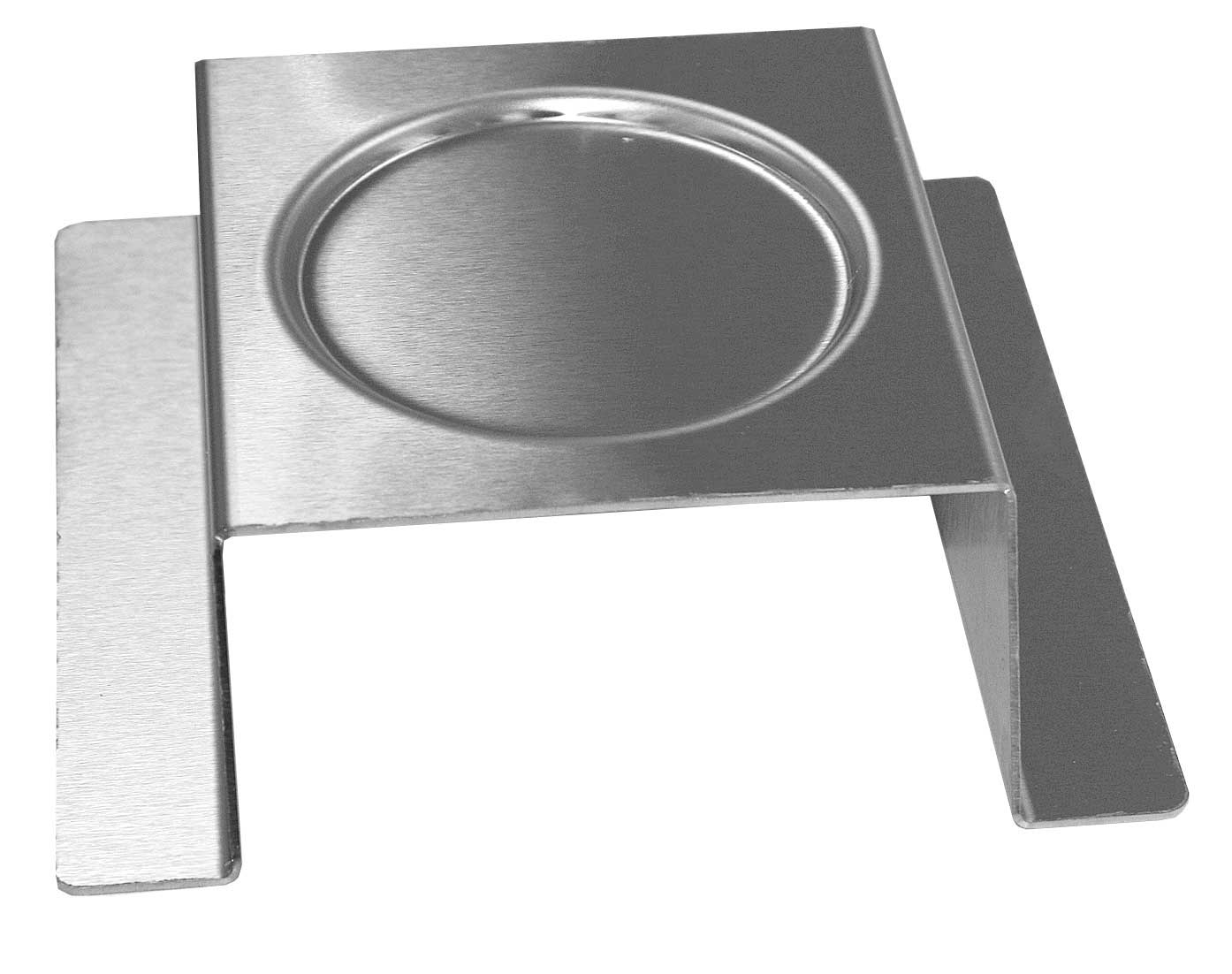 Rosseto Square Stainless Steel Burner Stand, 7 x 7 x 2 inch