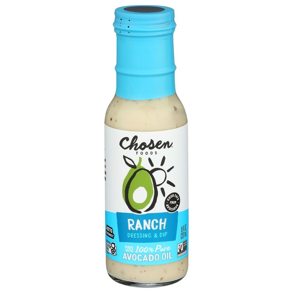 Chosen Foods Avocado-Oil Based Ranch Dressing, 8 Ounce -- 6 per case